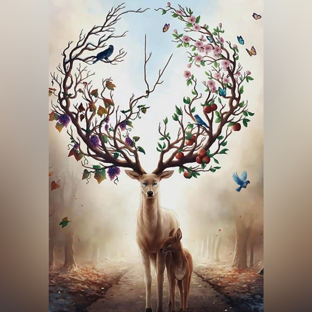 NEW 1000 Piece Jigsaw Puzzle - Deer in The Forest Jigsaw Puzzle